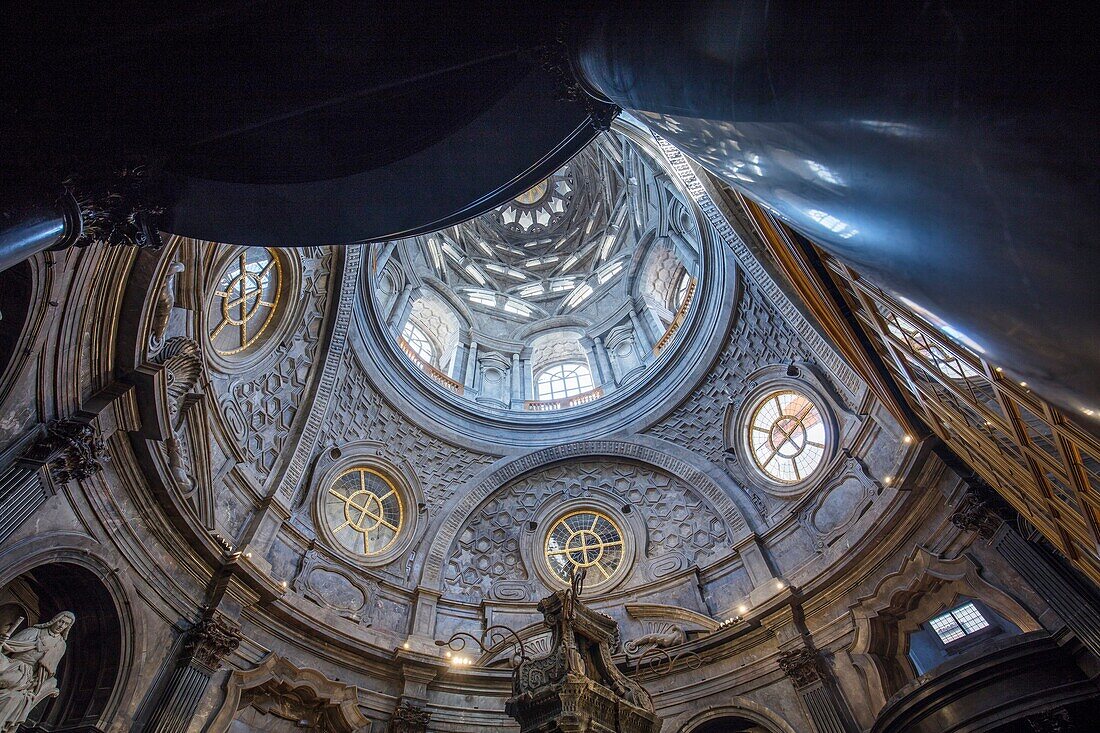 Kapelle des Heiligen Grabtuchs (Cappella della Sacra Sindone), Turin, Piemont, Italien, Europa