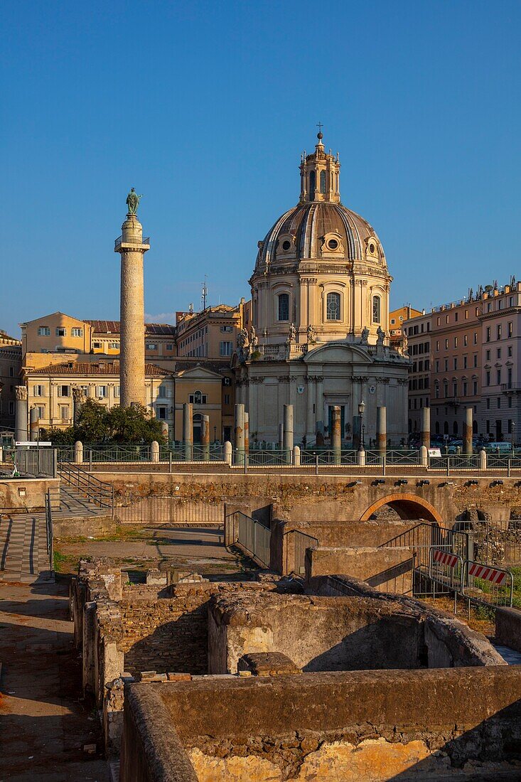 Foro di Traiano (Trajans Forum), UNESCO-Weltkulturerbe, Rom, Latium, Italien, Europa