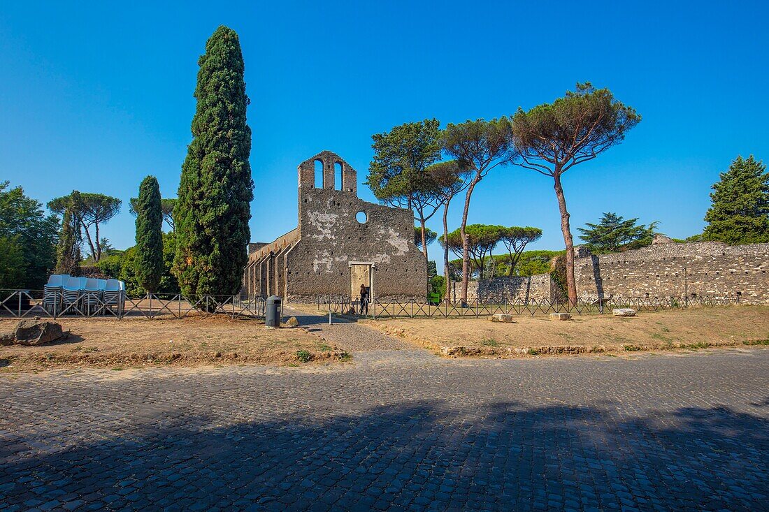 Kirche San Nicola in Capo di Bove, Via Appia, Rom, Latium, Italien, Europa