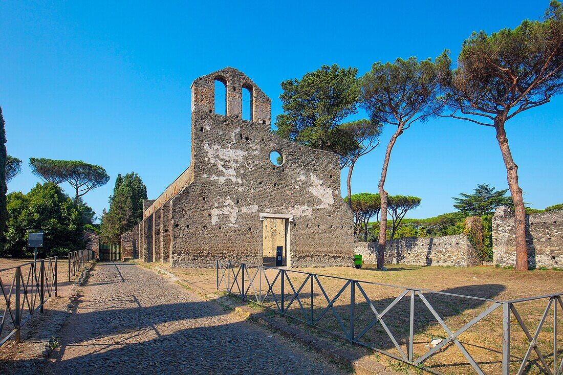 Kirche San Nicola in Capo di Bove, Via Appia, Rom, Latium, Italien, Europa