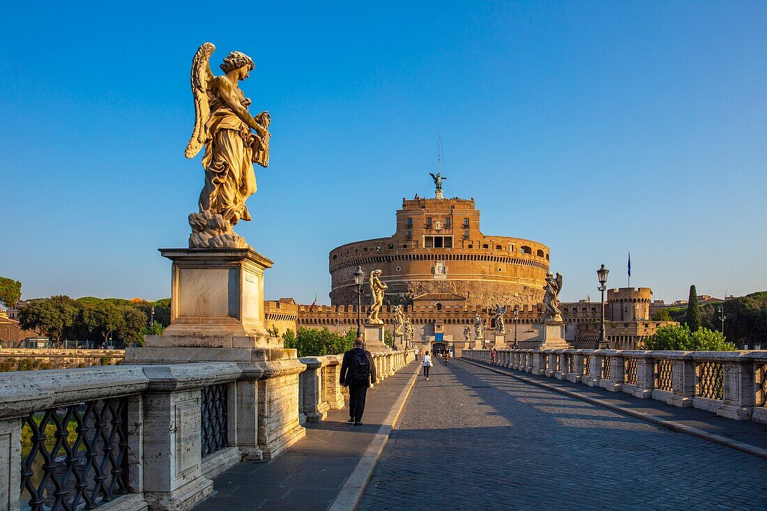 Castel Sant'Angelo, UNESCO-Weltkulturerbe, Rom, Latium, Italien, Europa