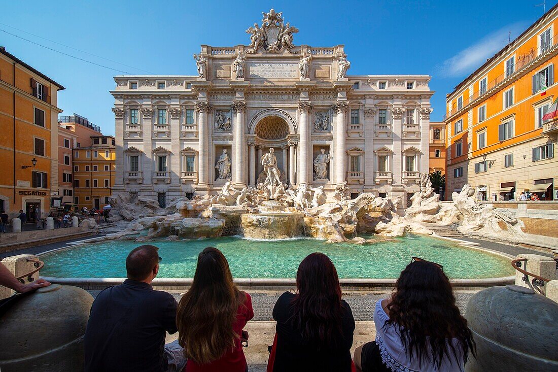 Trevi-Brunnen, Rom, Latium, Italien, Europa