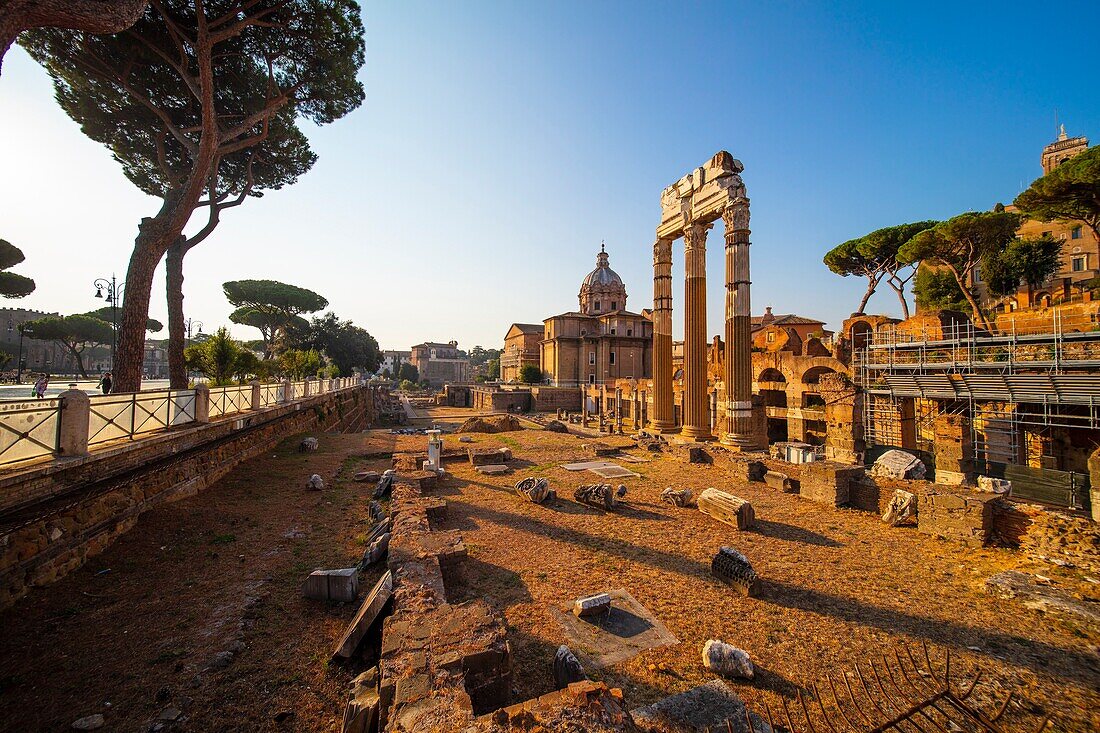 Fori Imperiali, UNESCO World Heritage Site, Rome, Lazio, Italy, Europe