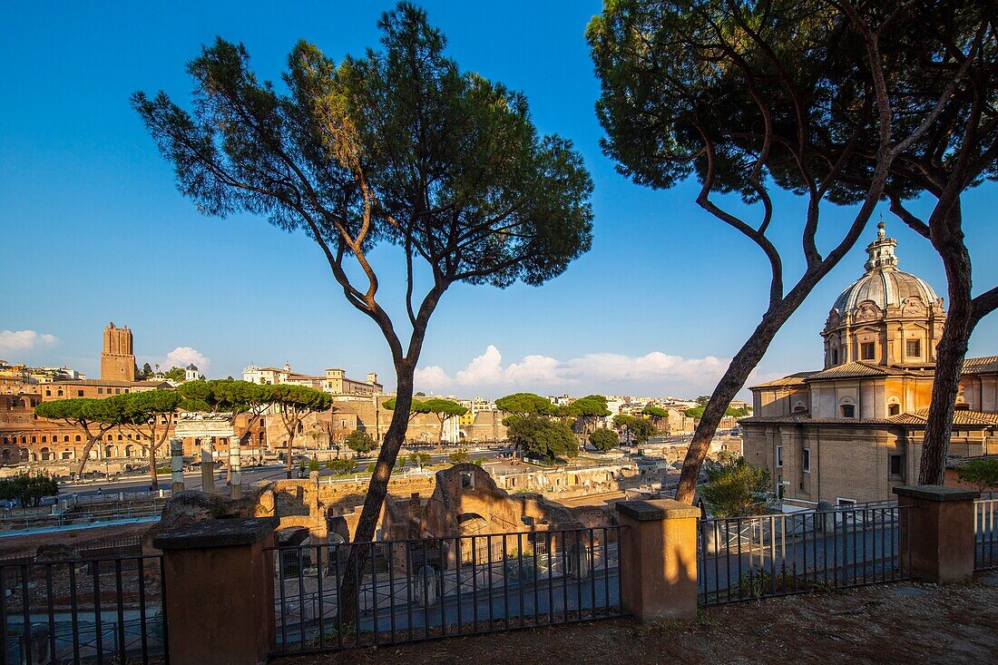 Fori Imperiali, UNESCO World Heritage Site, Rome, Lazio, Italy, Europe