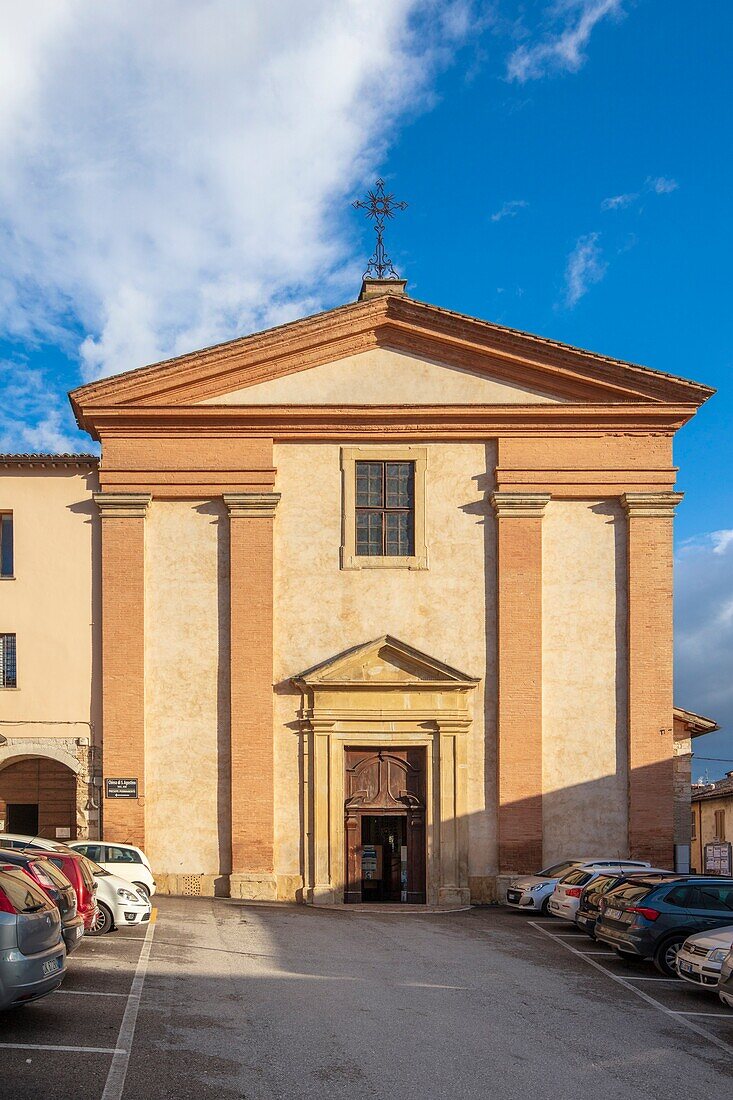 Ottaviano Nelli, Geschichten des Heiligen Augustinus, Kirche Ant'Agostino, Gubbio, Provinz Perugia, Umbrien, Italien, Europa