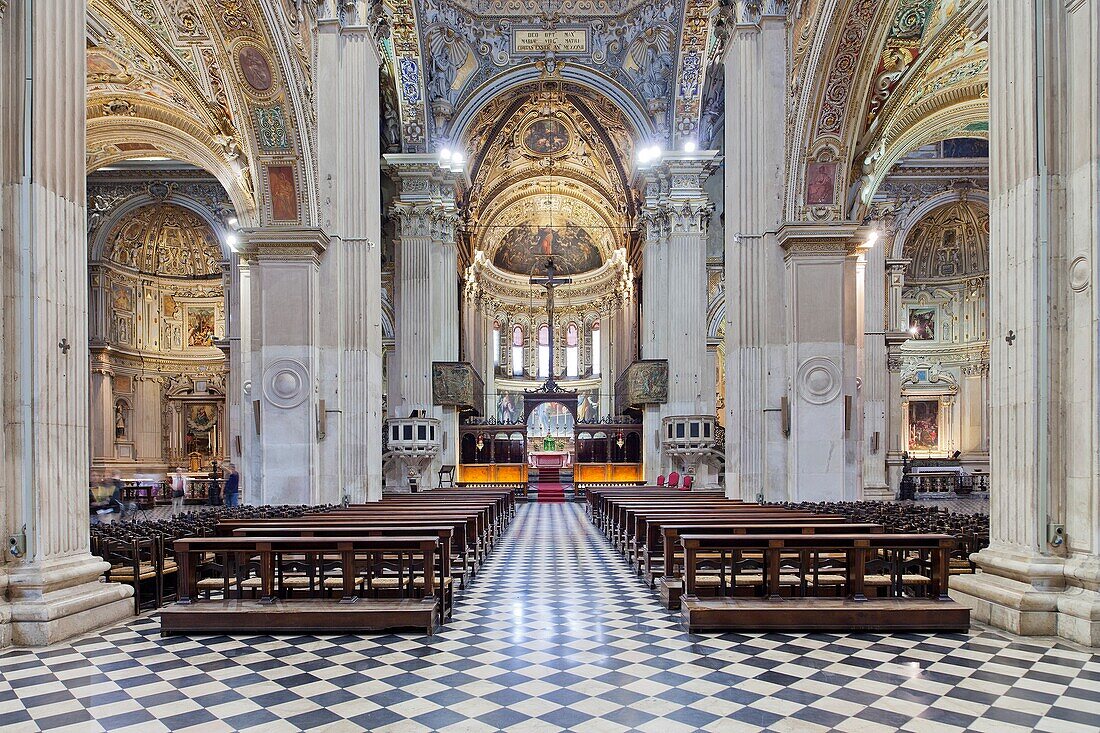 Die Kuppel, Bergamo, Lombardei (Lombardei), Italien, Europa