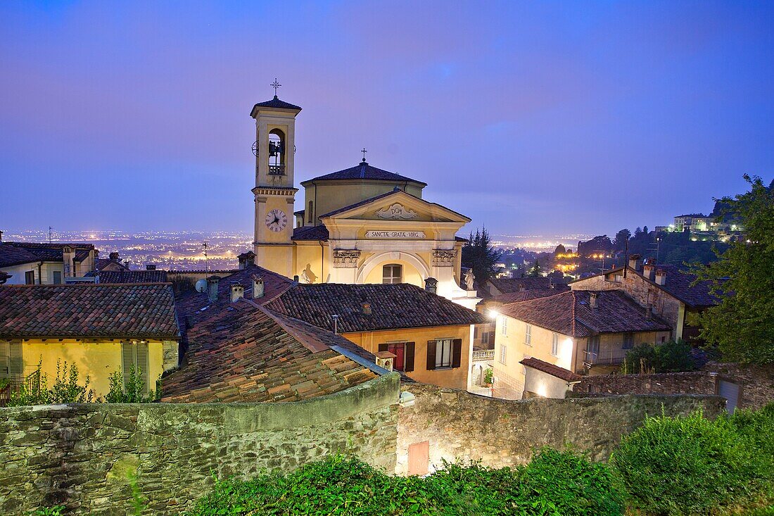 Church of Santa Grata Inter Vites, Bergamo, Lombardia (Lombardy), Italy, Europe