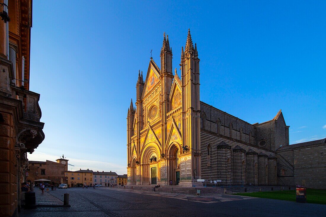 The Cathedral Basilica of Santa Maria Assunta, Orvieto, Terni, Umbria, Italy, Europe