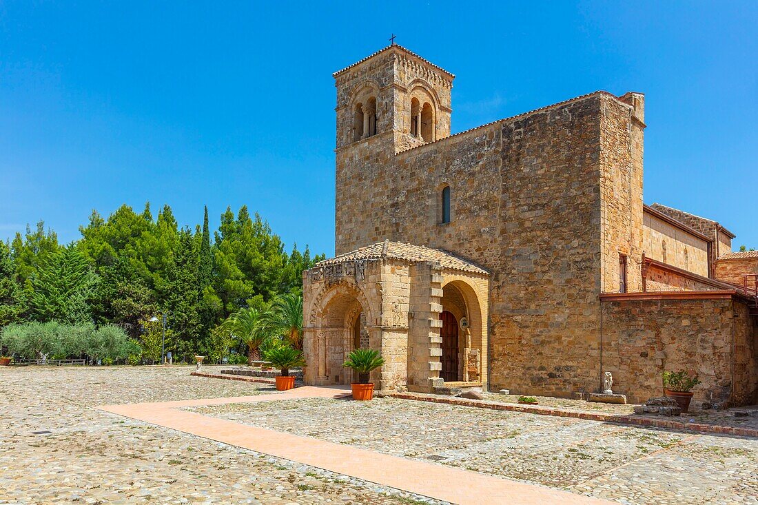 Minor Basilica and Sanctuary Maria SS. Regina di Anglona, Policoro, Matera, Basilicata, Italy, Europe