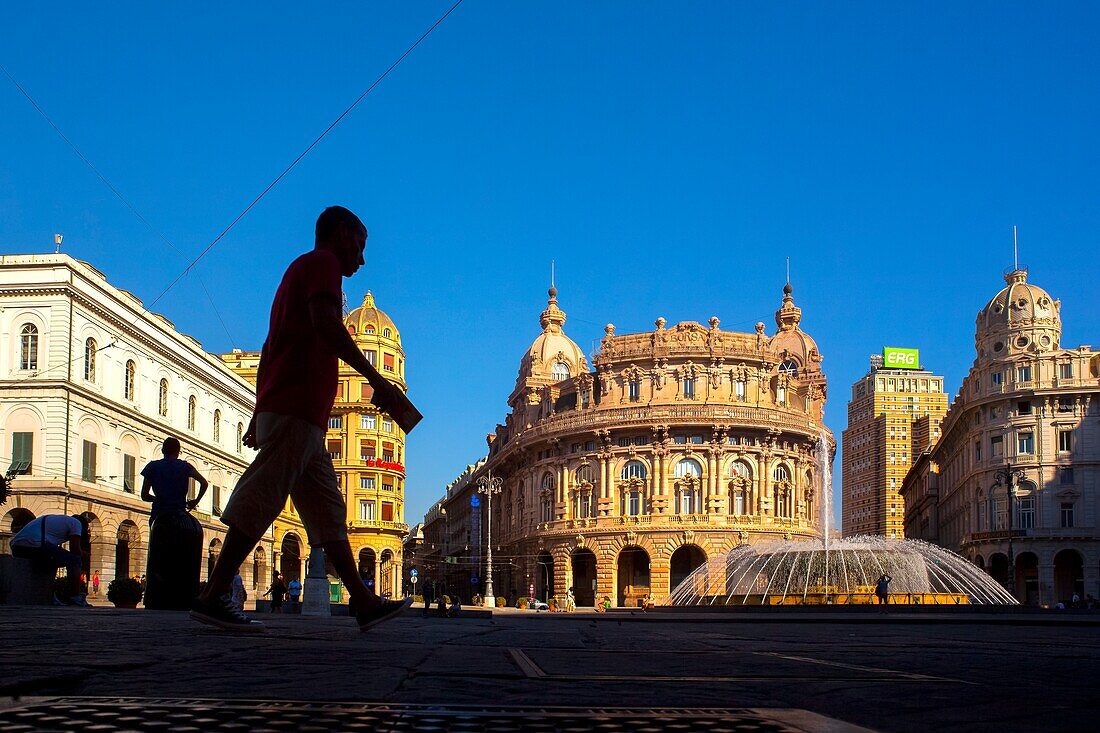 Piazza De Ferrari, Genova (Genoa), Liguria, Italy, Europe