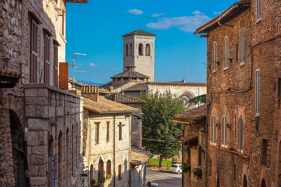 Church of San Pietro, Assisi, Perugia, Umbria, Italy, Europe