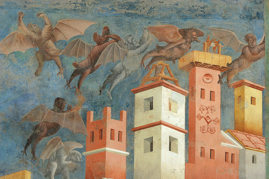 Obere Basilika, UNESCO-Weltkulturerbe, Assisi, Perugia, Umbrien, Italien, Europa
