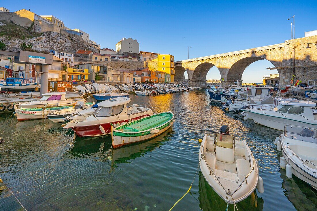 Vallon des Auffes, Marseille, Provence-Alpes-Cote d'Azur, France, Mediterranean, Europe