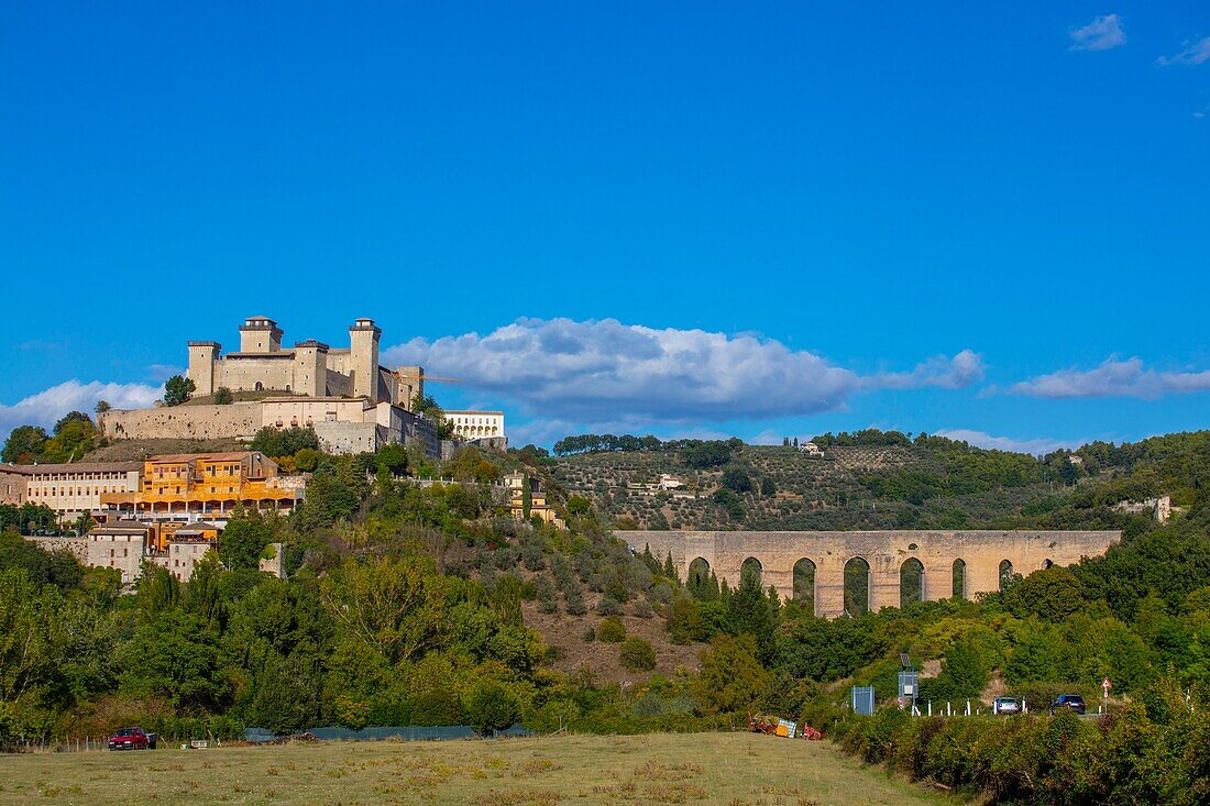 Rocca Albornoziana, Spoleto, Umbria, Italy, Europe