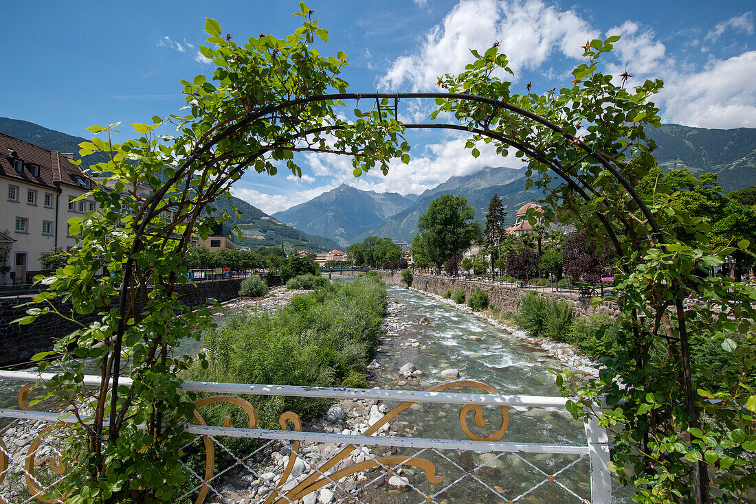 Passer river, Alps, Meran, South Tyrol, Alto Adige, Italy