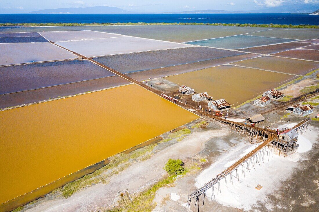 salt marshes, salinas de bani, las calderas peninsula, dominican republic