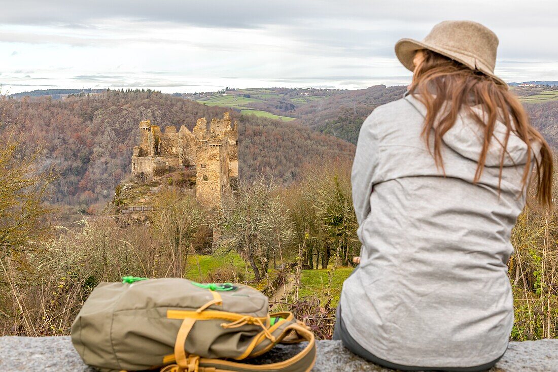 Chateau Rocher, Saint Remy De Blot, Combrailles, Puy De Dome, Auvergne