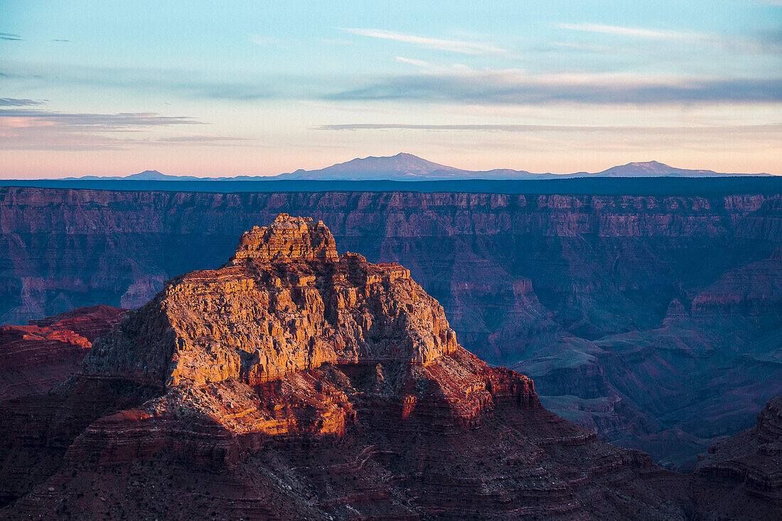 USA, Arizona, Grand Canyon National Park North Rim bei Sonnenuntergang