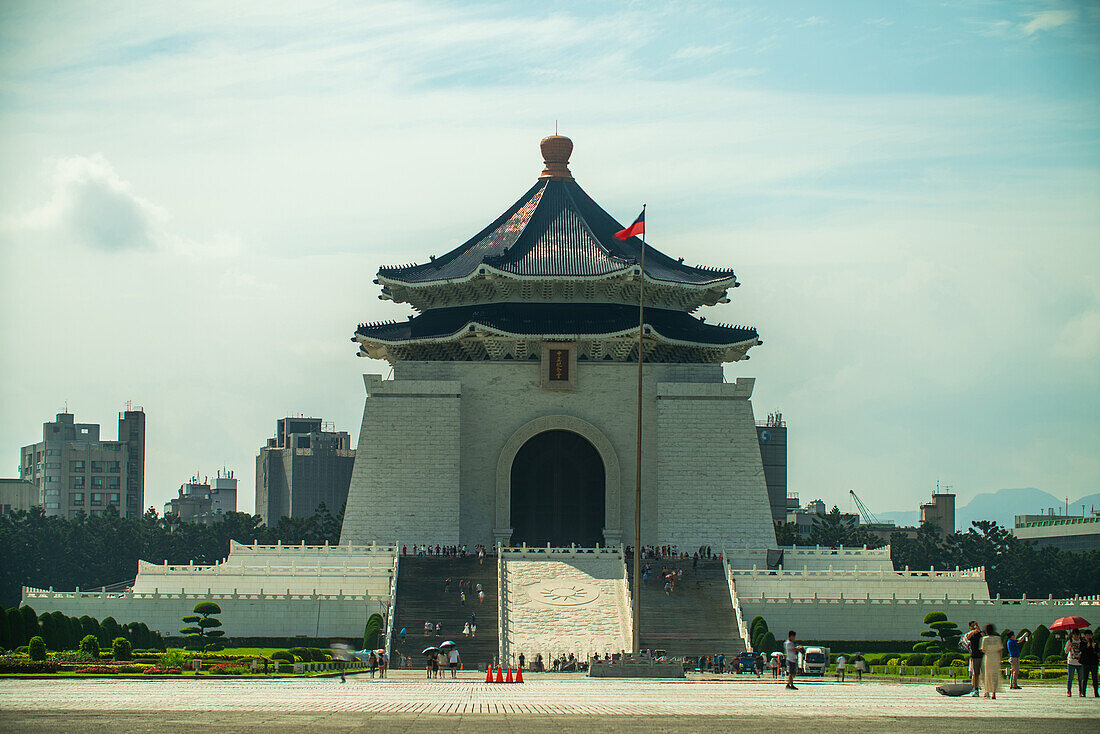 Außenansicht der Chiang Kai-shek Memorial Hall, Taiwan