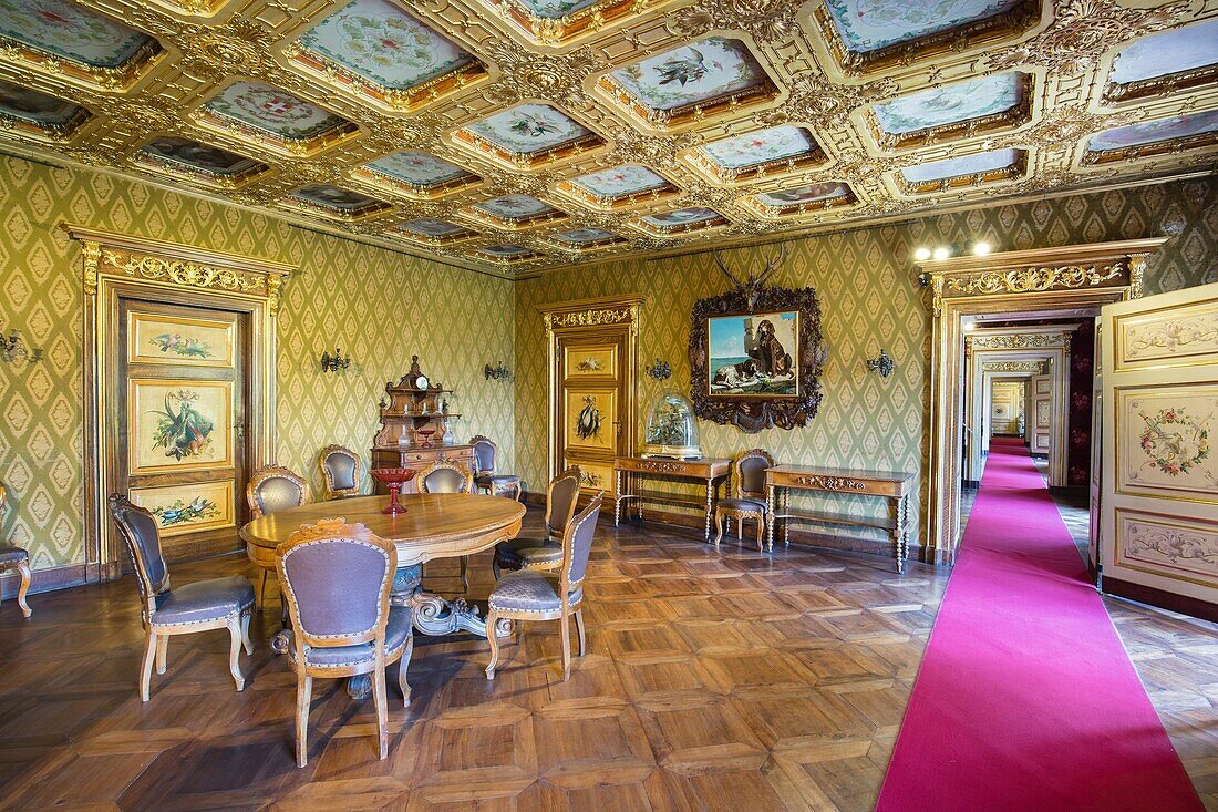 Castello della Mandria, Venaria, Turin, Piedmont, Italy, Europe
