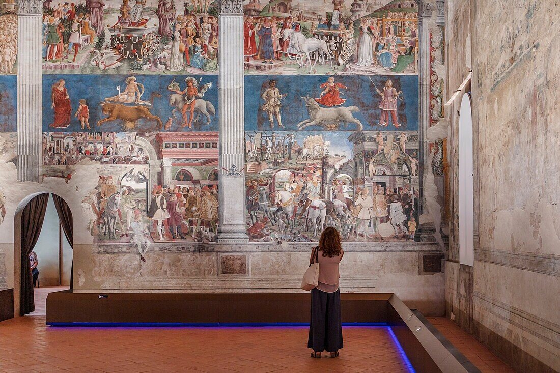 Palazzo Schifanoia, Ferarra, UNESCO-Weltkulturerbe, Emilia-Romagna, Italien, Europa