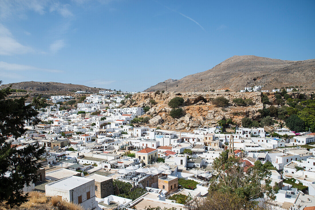 Lindos, Rhodos, Dodekanes, griechische Inseln, Griechenland, Europa