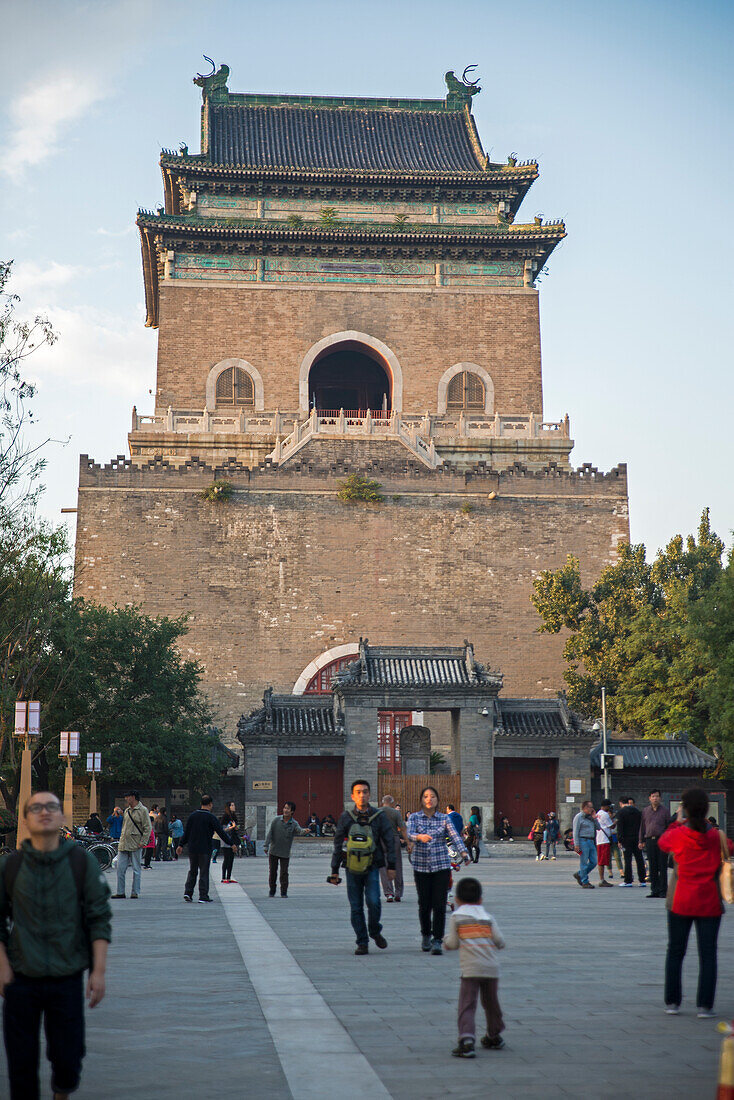 Glockenturm, Peking, China, Asien
