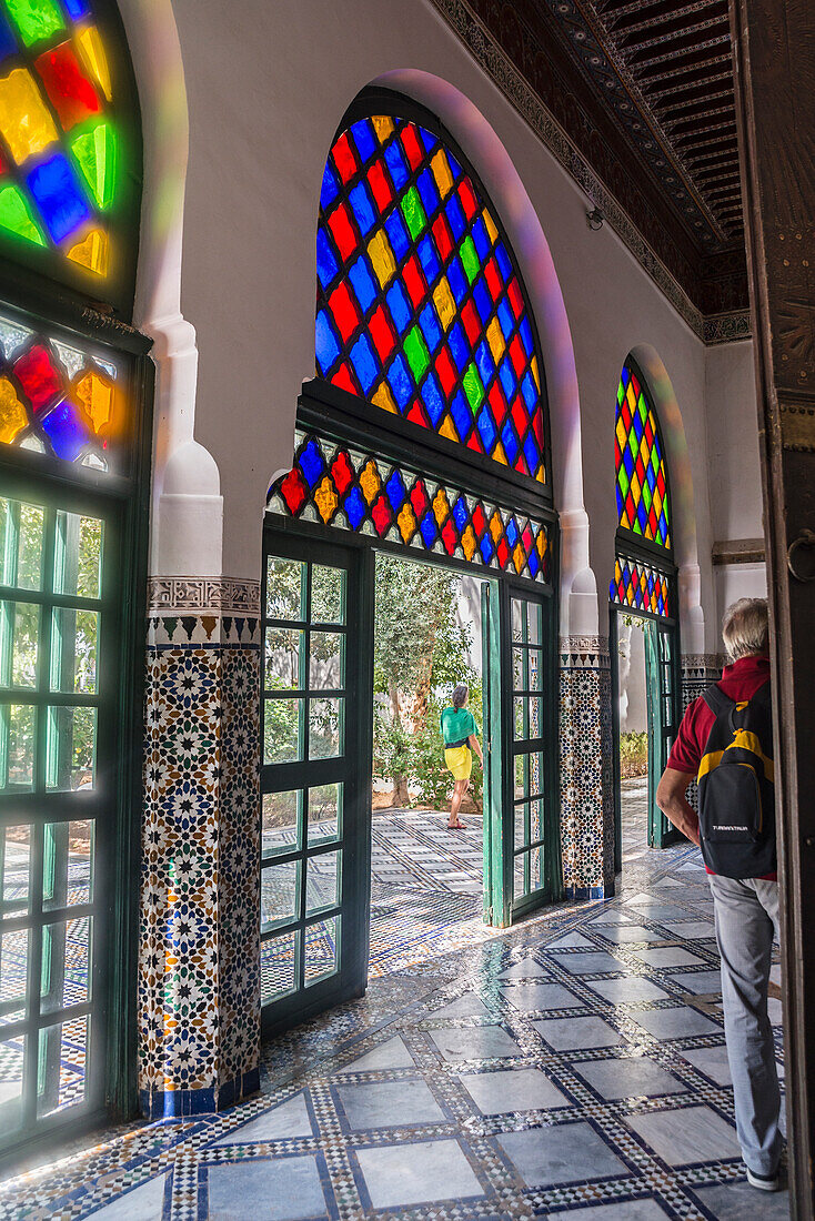 Saadian Tombs, Marrakech, Morocco, North Africa, Africa