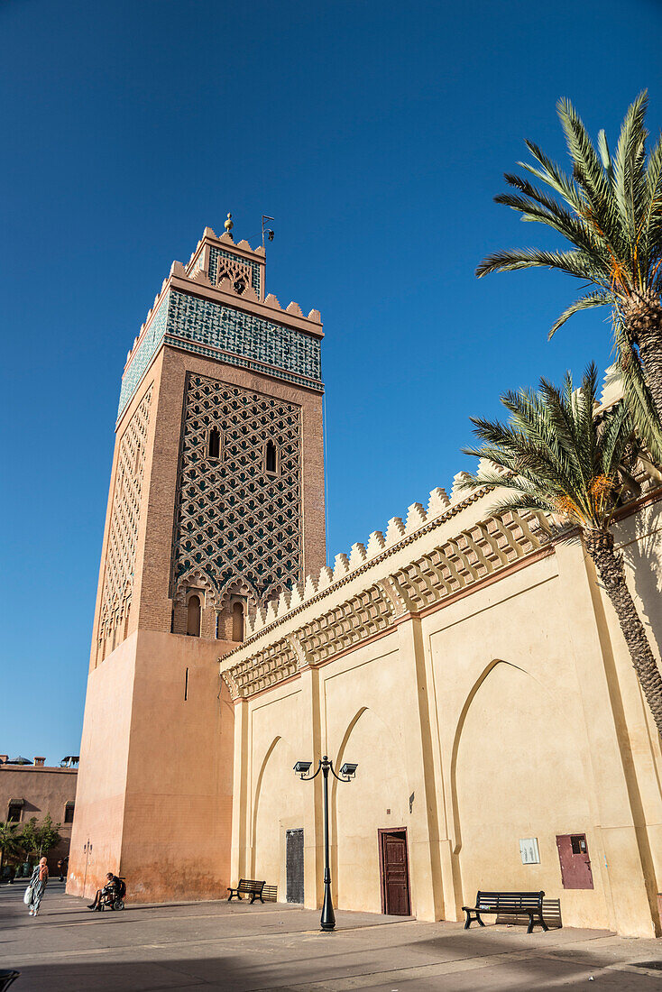 Die Kasbah-Moschee, Marrakesch, Marokko, Nordafrika, Afrika