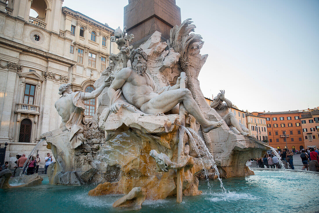 Piazza Navona, Rom, Latium, Italien, Europa