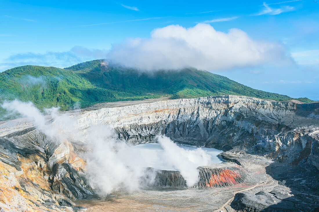 Vulkan Poas, Nationalpark Poas, Costa Rica, Mittelamerika