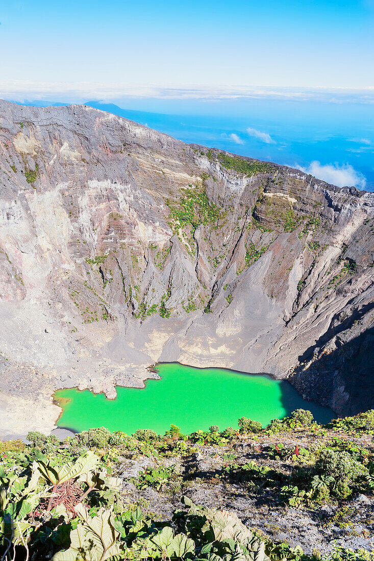 Vulkan Irazu, Irazu Volcano National Park, Provinz Cartago, Costa Rica, Mittelamerika
