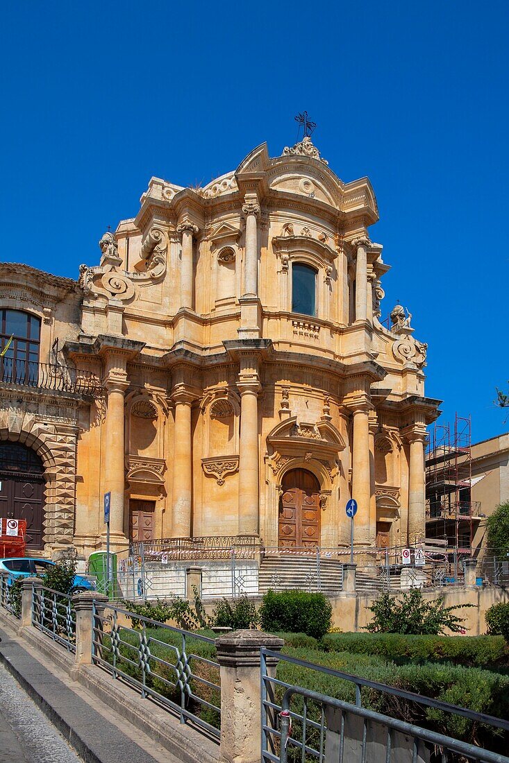 Church of San Domenico, Noto, Siracusa, Sicily, Italy, Europe
