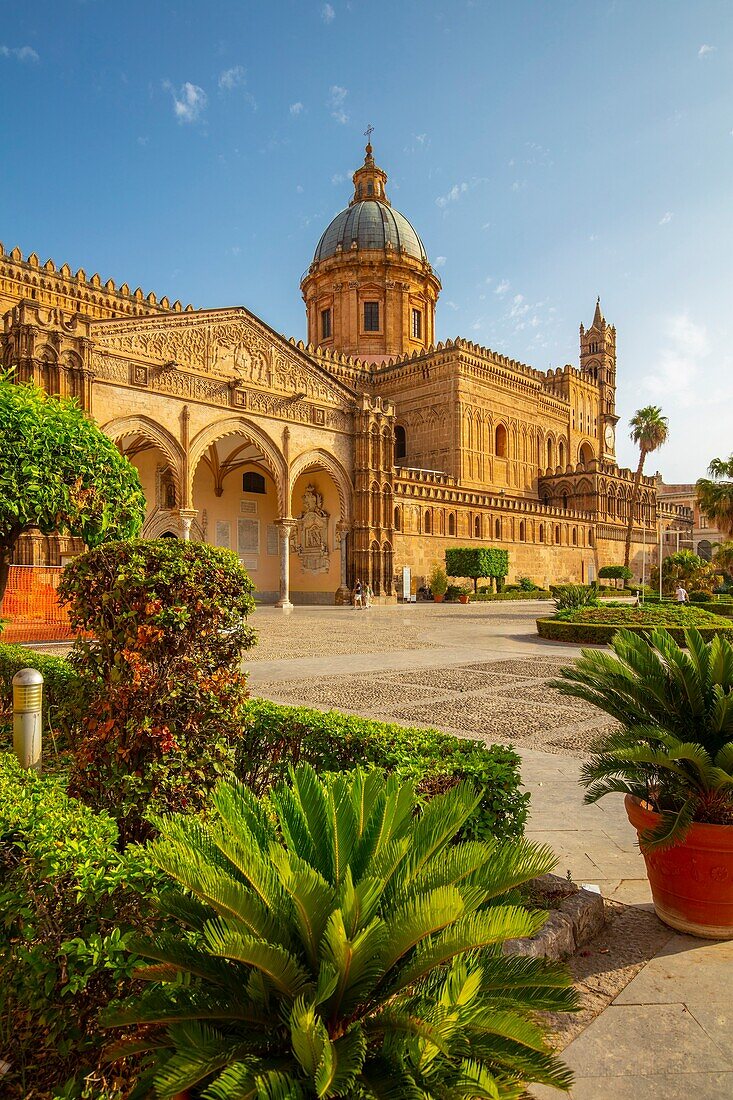 Die Kathedrale, UNESCO-Weltkulturerbe, Palermo, Sizilien, Italien, Europa