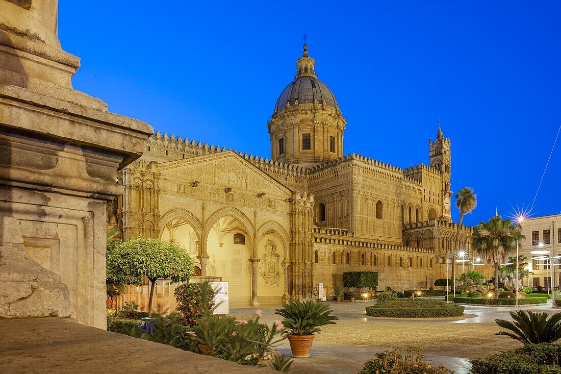 The Cathedral, UNESCO World Heritage Site, Palermo, Sicily, Italy, Europe