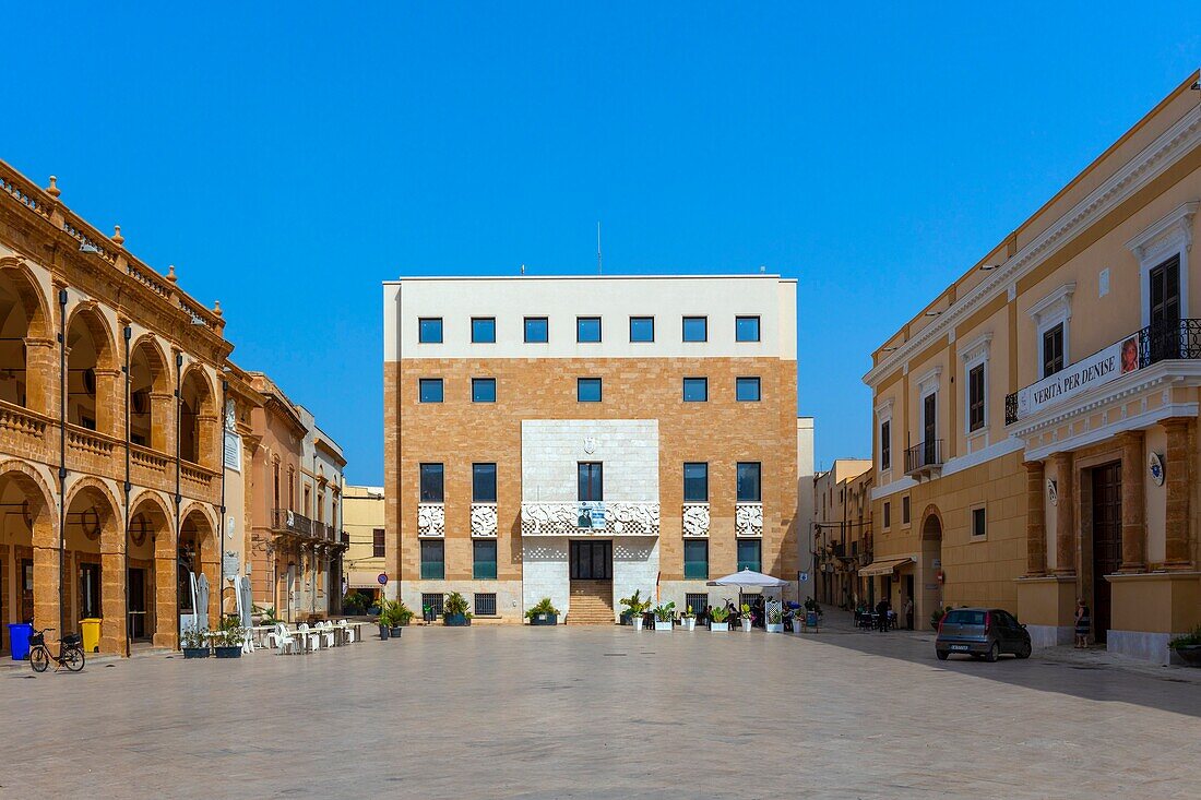 Piazza della Repubblica, Mazara del Vallo, Trapani, Sicily, Italy, Europe