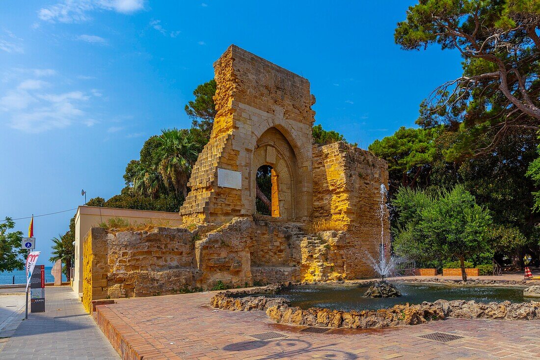 Norman arch, Mazara del Vallo, Trapani, Sicily, Italy, Europe