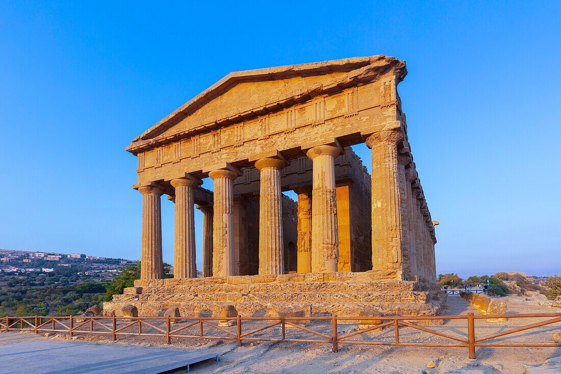 Tempel der Concordia, Tal der Tempel, UNESCO-Weltkulturerbe, Agrigento, Sizilien, Italien, Europa