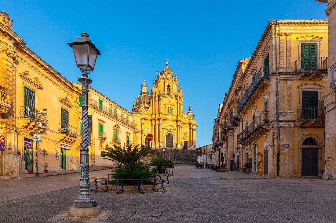San Giorgio Cathedral, Ragusa Ibla, Val di Noto, UNESCO World Heritage Site, Sicily, Italy, Europe
