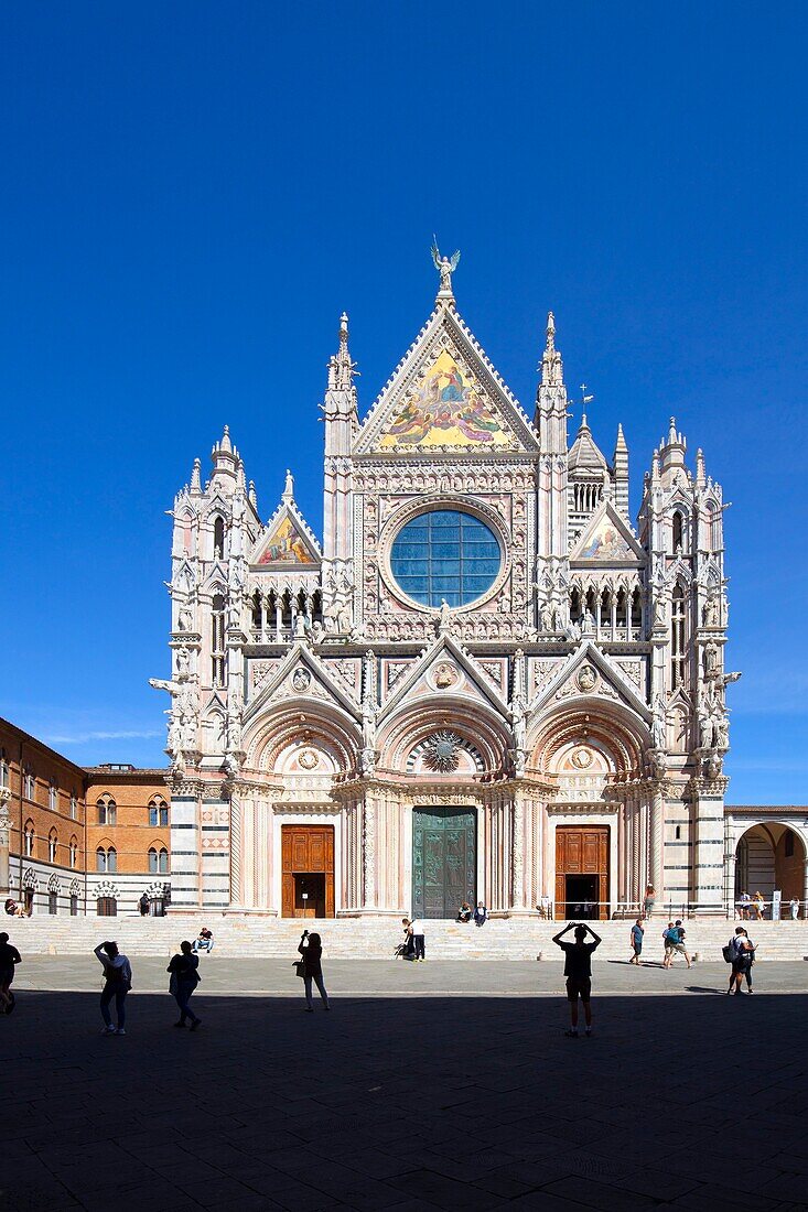 Der Dom, UNESCO-Weltkulturerbe, Siena, Toskana, Italien, Europa