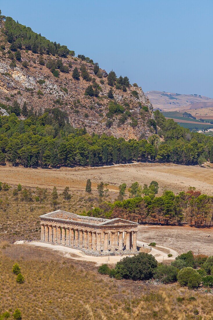 Archaeological Area of Segesta, Calatafimi, Trapani, Sicily, Italy, Europe