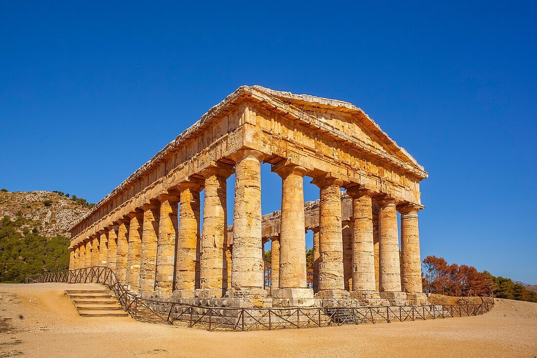 Archaeological Area of Segesta, Calatafimi, Trapani, Sicily, Italy, Europe