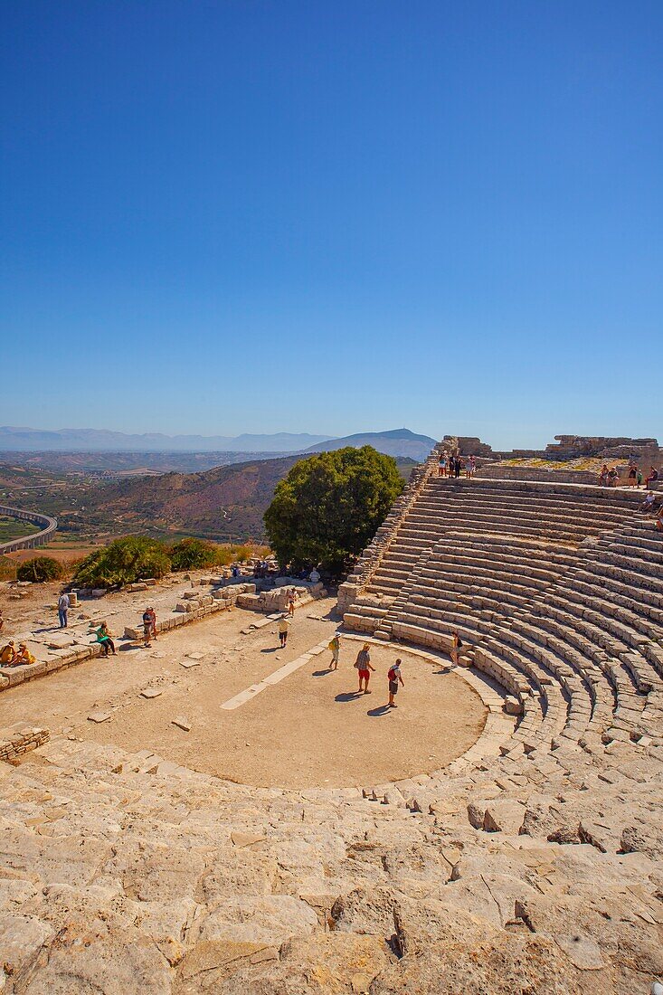 Archäologisches Gebiet von Segesta, Calatafimi, Trapani, Sizilien, Italien, Europa