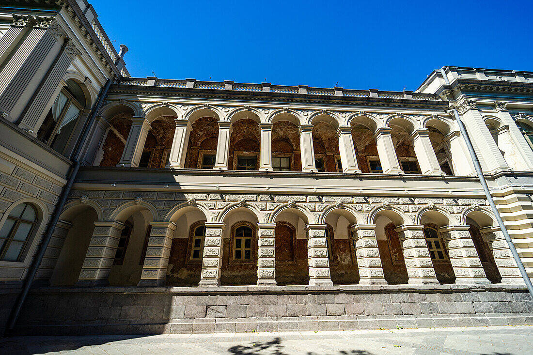 Architecture of historical part of Tbilisi, capital city of Georgia