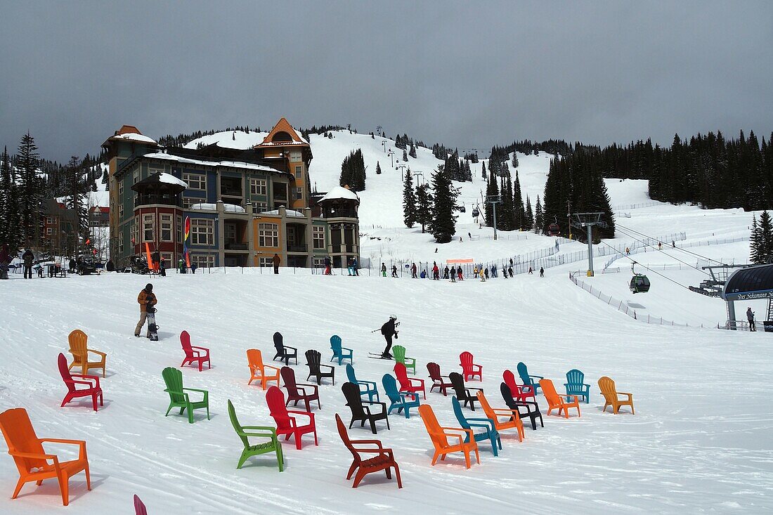 Ski-Area Silver Star bei Vernon, British Columbia, Kanada West