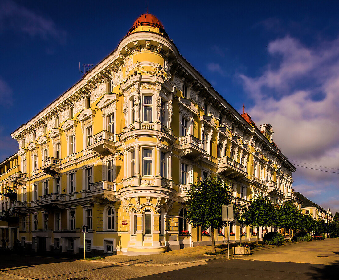 Town house in the spa district of Franzensbad, Frantiskovy Lázne, Czech Republic