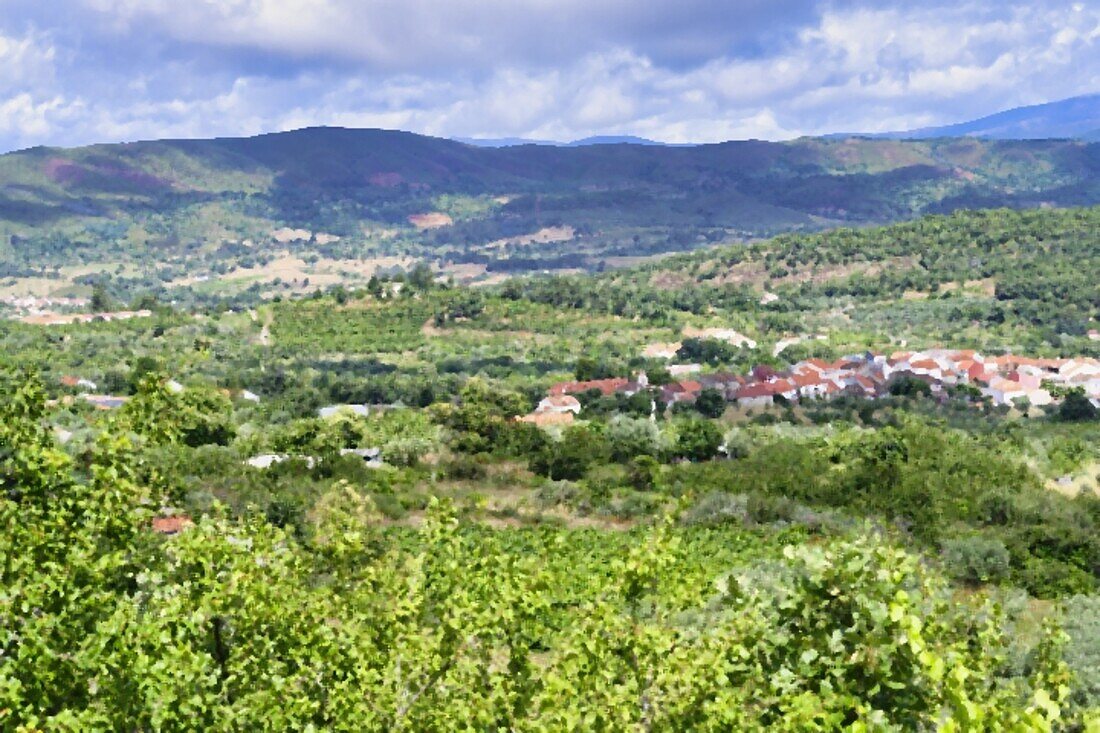 Mountain village, Serra da Estrela, Portugal, Europe