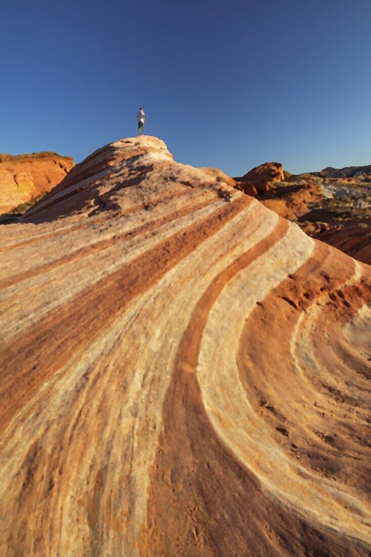 Fire Wave, Valley of Fire State Park, Nevada, United States of America, North America