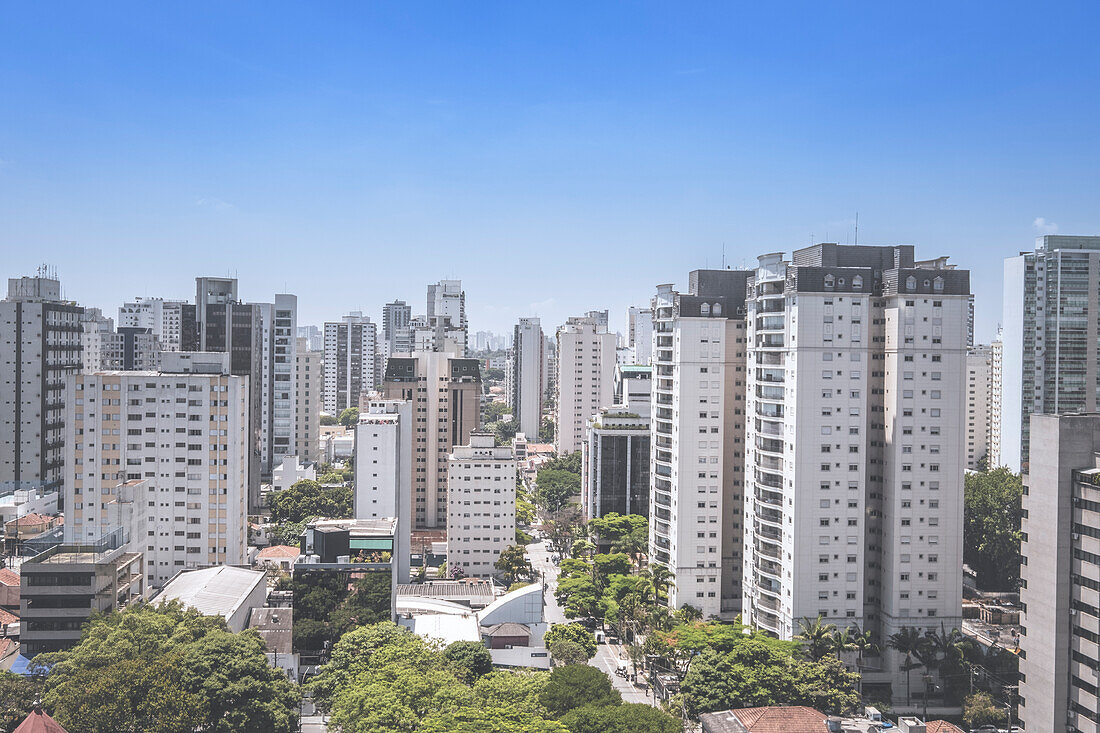 Moema, teure, gehobene Wohnungen in einem Vorort, Sao Paulo, Brasilien, Südamerika
