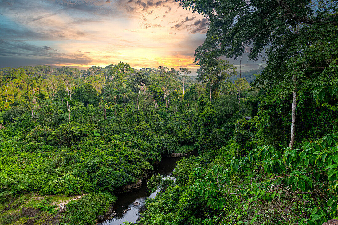 Agbokim waterfall, Ikom, Nigeria, West Africa, Africa